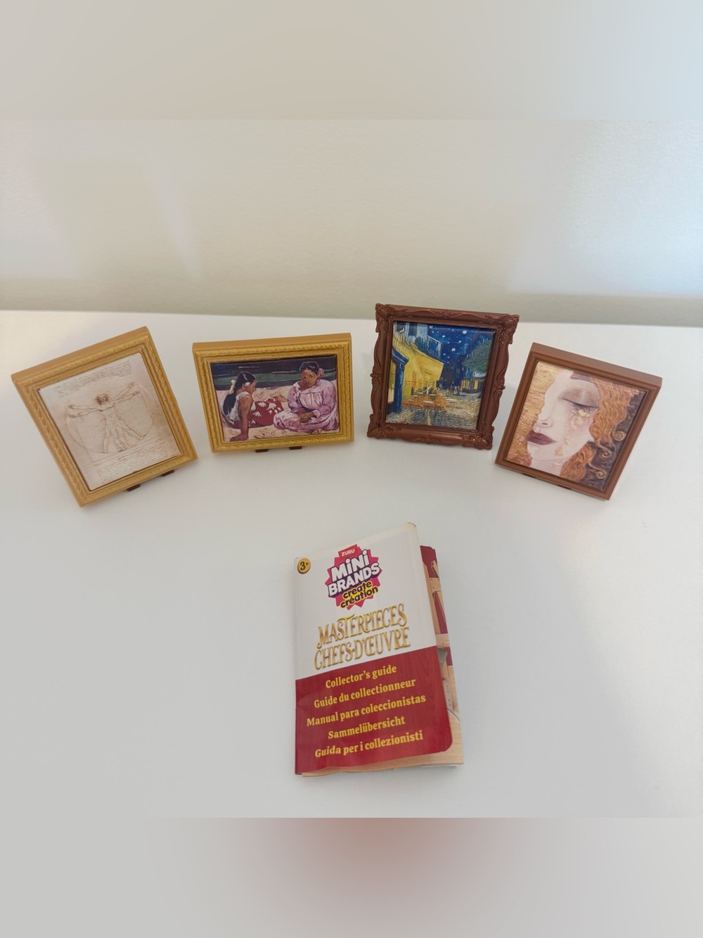 ZURU Mini Brands Create Masterpieces collectible toy set famous paintings